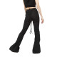 FUBU Γυναικείο παντελόνι Corporate Slit Wide Leg Pants